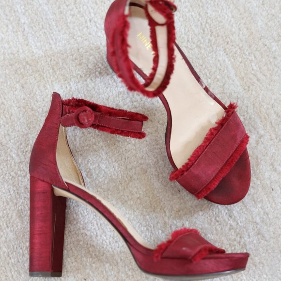 Nine West Red Heels - Picture 2 of 5